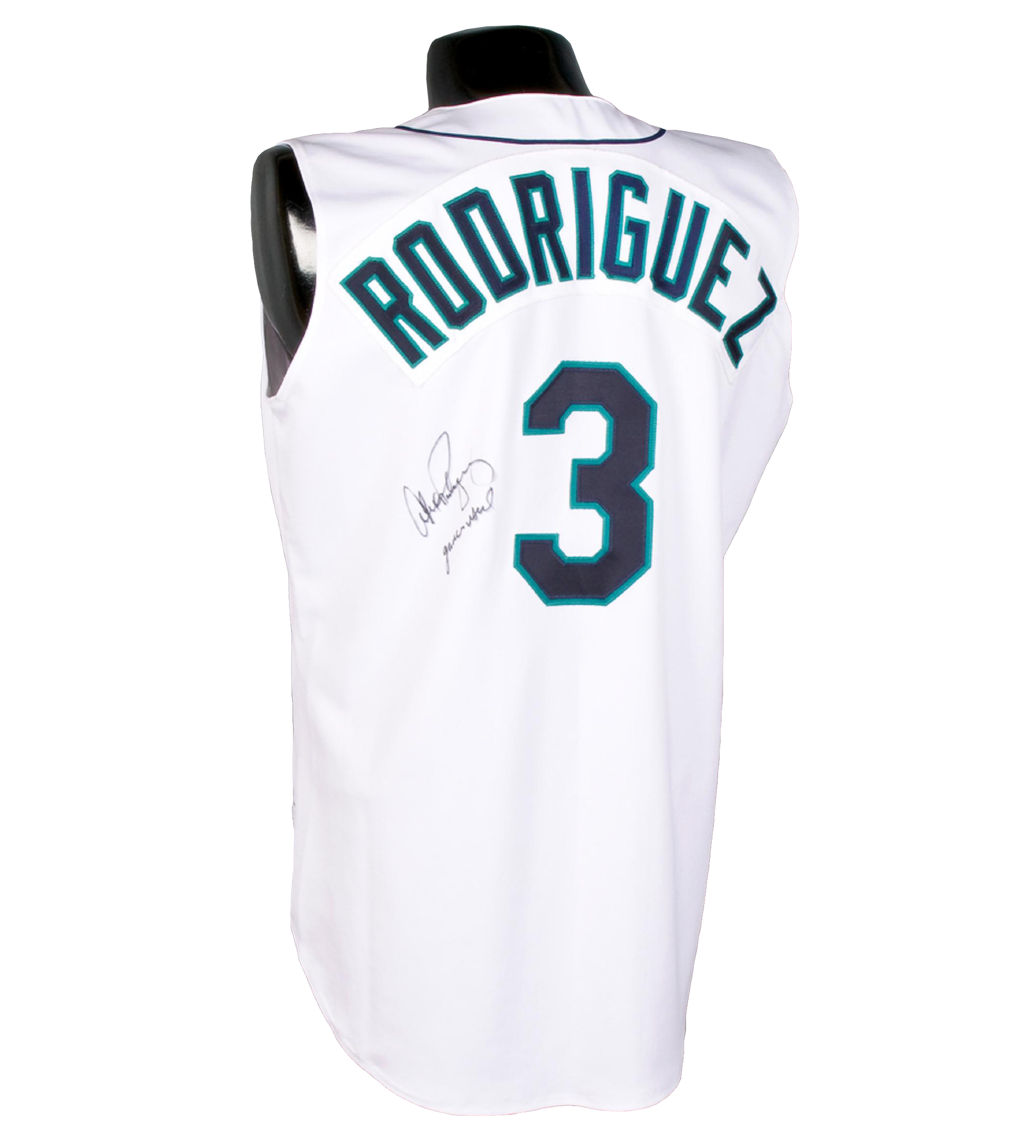 Alex Rodriguez Autographed Game Used 2000 Seattle Mariners #3 Baseball Jersey