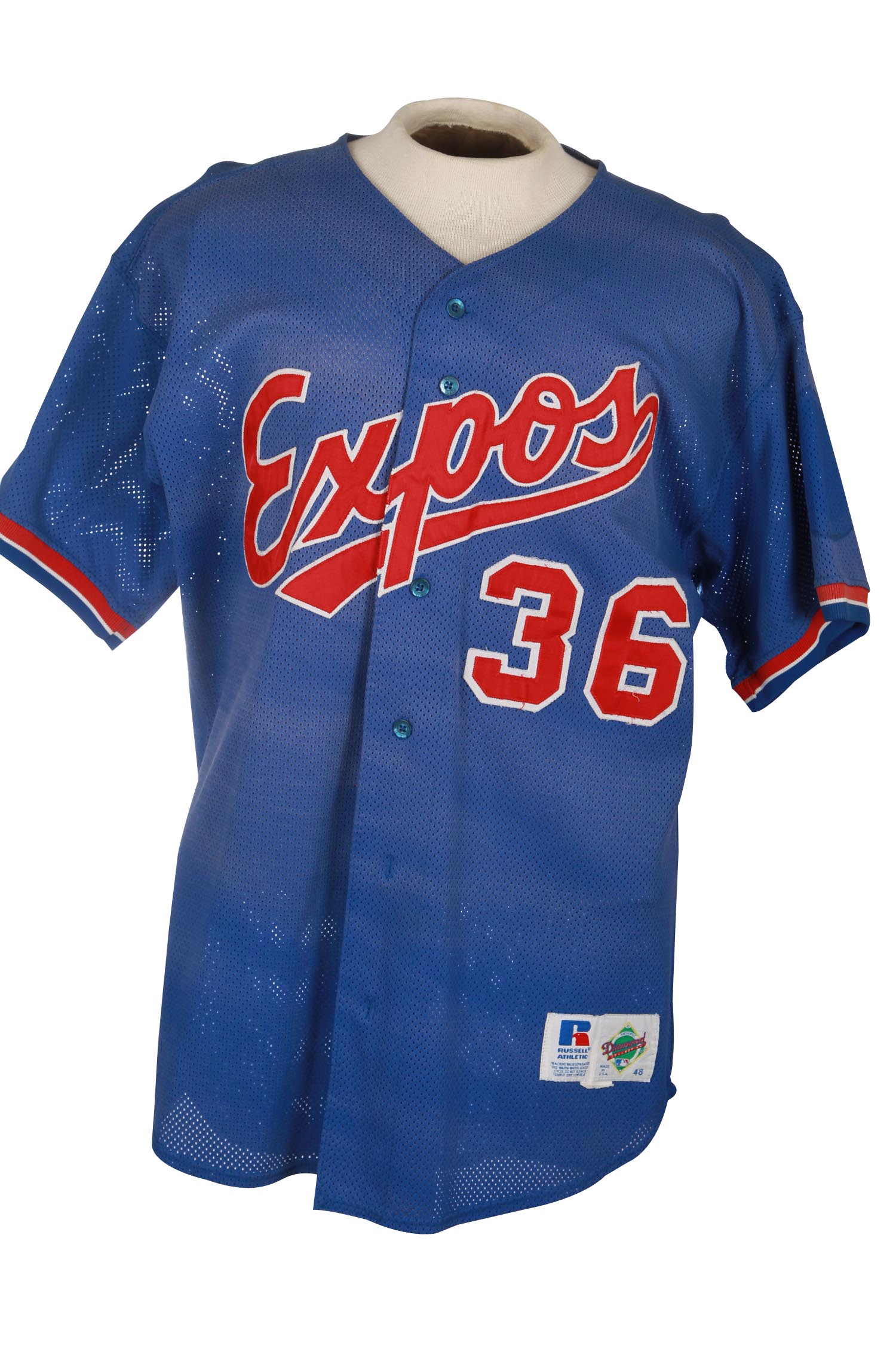 Vladimir Guerrero Autographed Game Used 1996 West Palm Beach Expos #36 Baseball Jersey