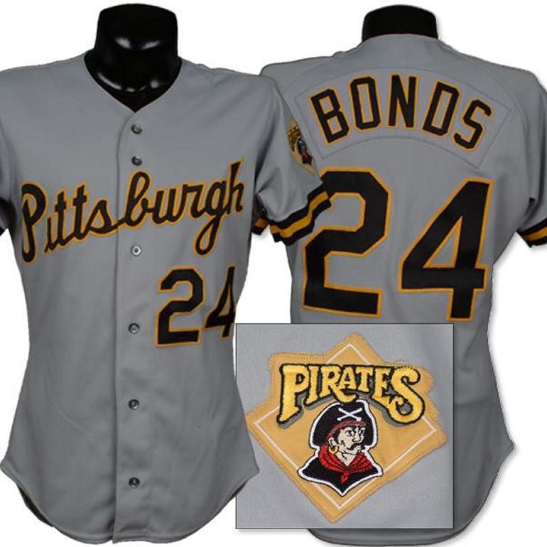 Barry Bonds Game Used 1992 Pittsburgh Pirates #24 Baseball Jersey