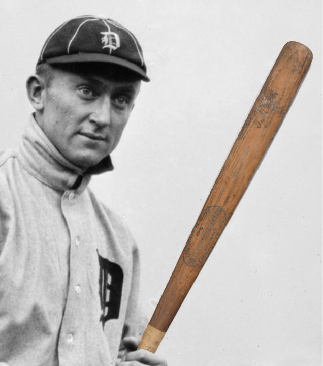 1923-24 Ty Cobb Game Used Baseball Bat PSA/DNA GU 9.5